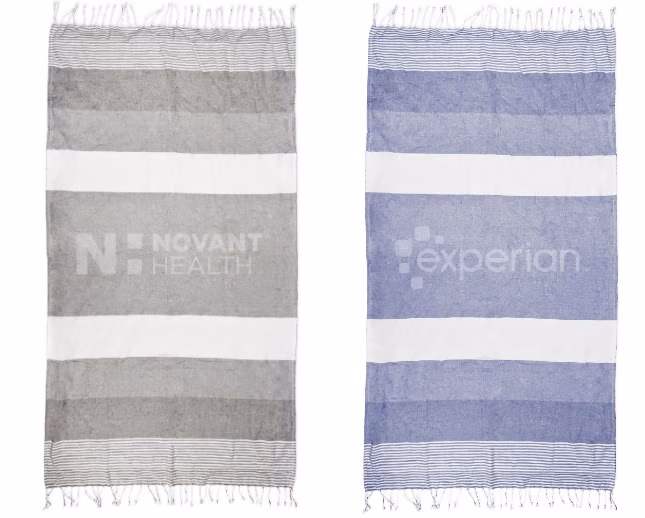 Custom Riviera Peshtemal Beach Towel™ in Translucent