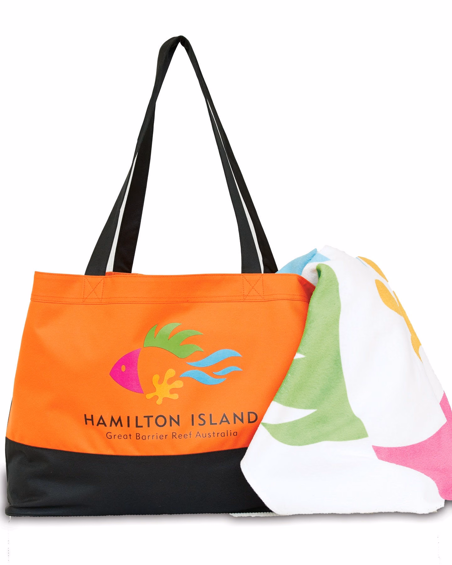 Custom Schooner Bag & Colorfusion Beach Towel Set