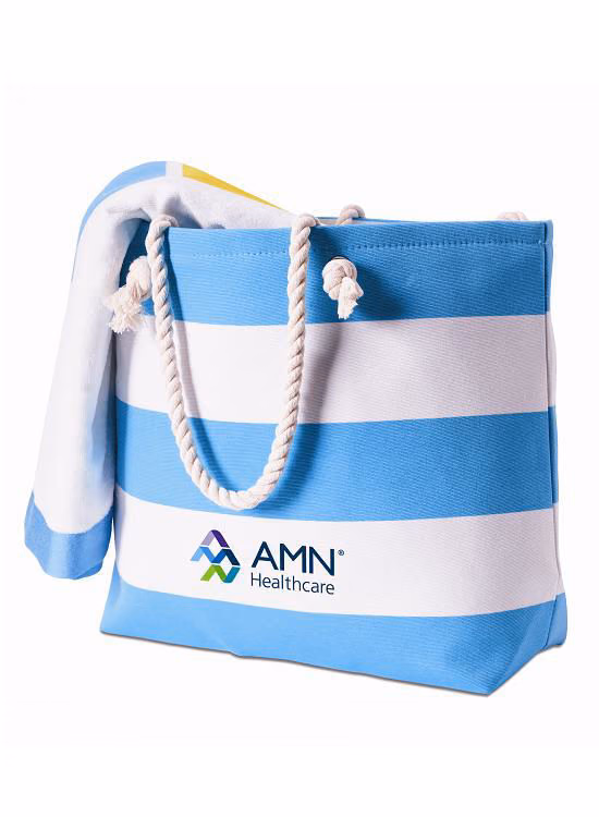 Custom Skipper Bag & Islander Beach Towel Set