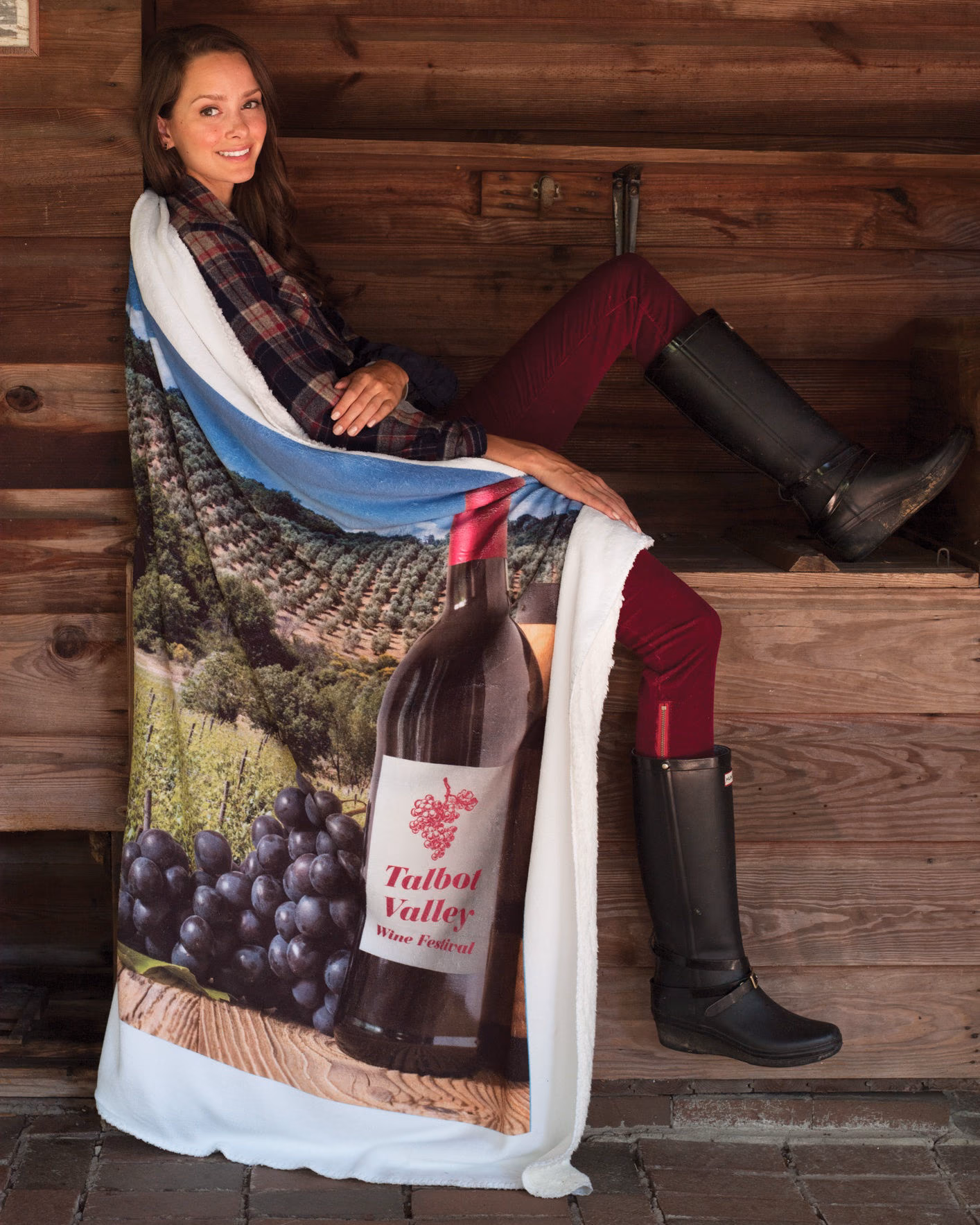 Custom ColorFusion Cambridge Classic Throw Blanket™