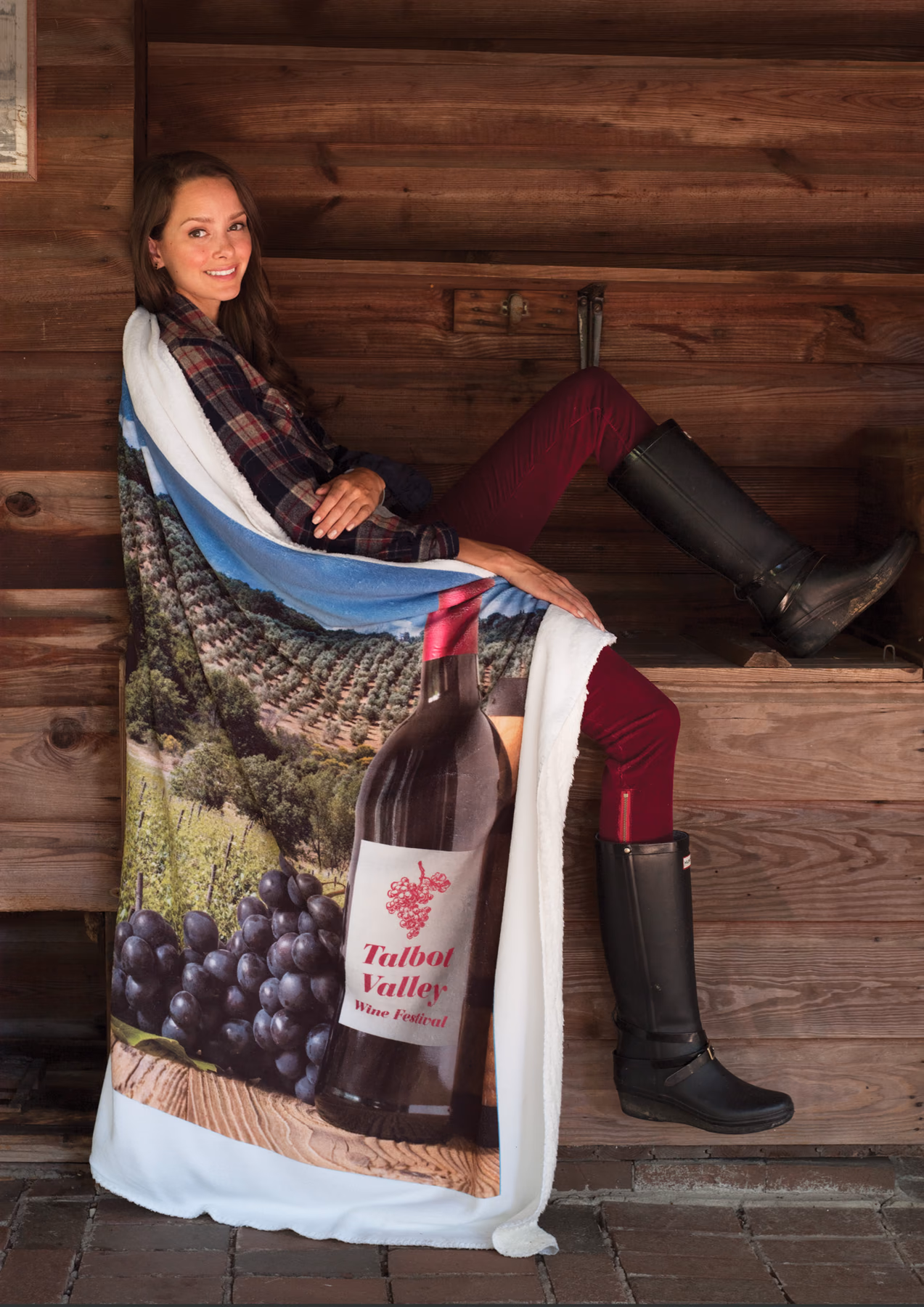 Custom ColorFusion Cambridge Classic Throw Blanket™