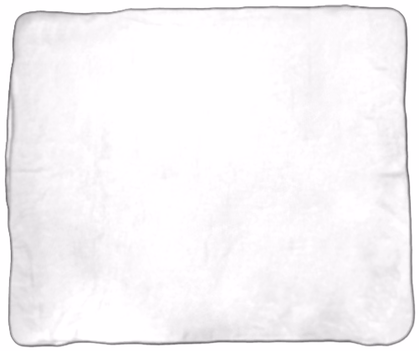 Custom ColorFusion Mansfield Sherpa Blanket™ in White