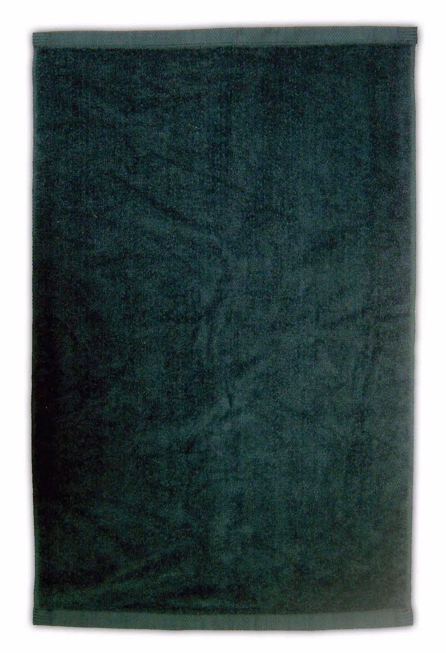 Custom Turkish Signature Colored Midweight Golf Towel in Evergreen