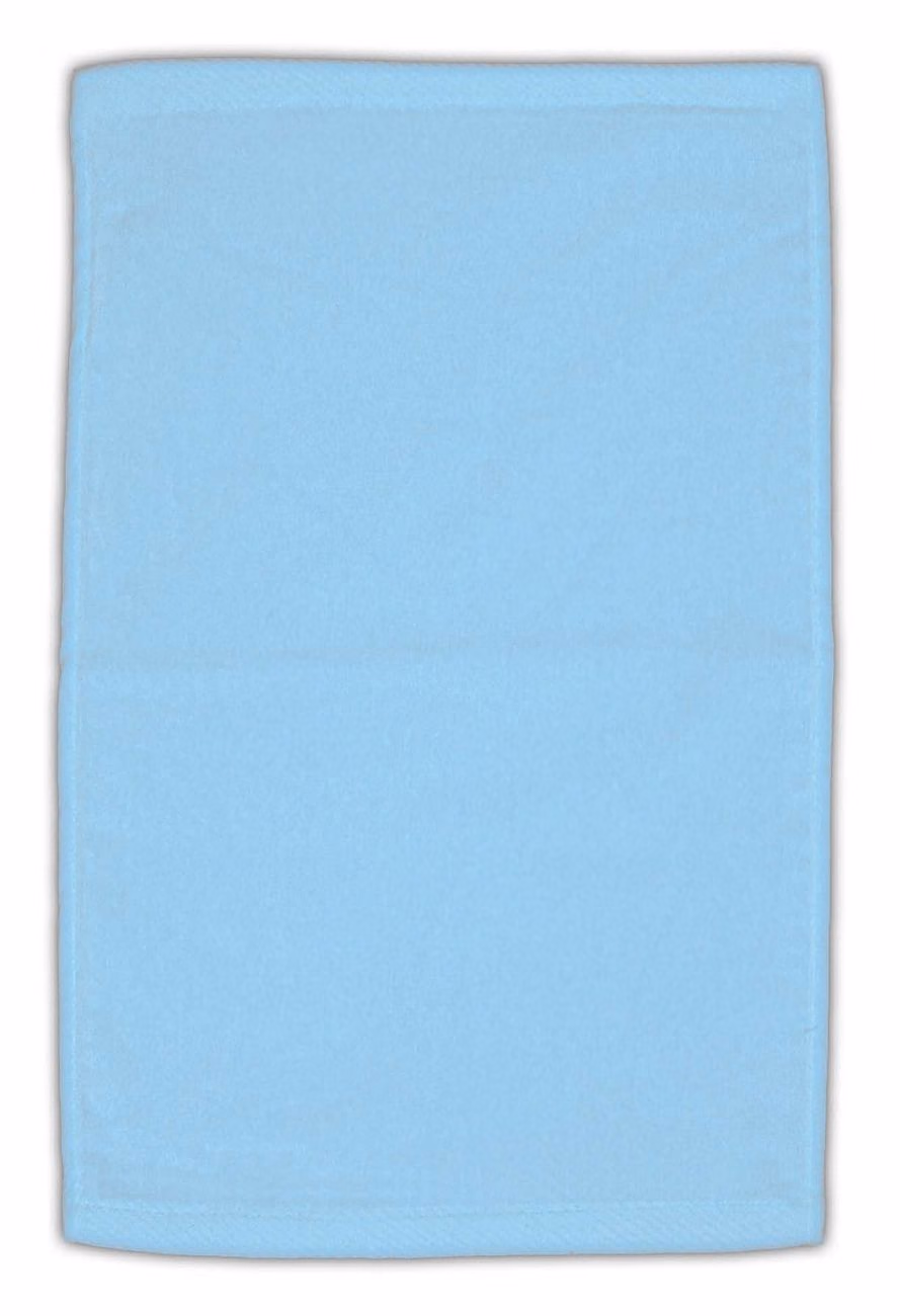 Custom Turkish Signature Colored Midweight Golf Towel in Light Blue