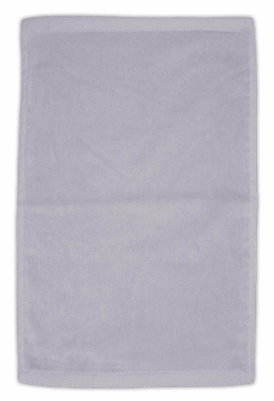 Custom Turkish Signature Colored Ultraweight Golf Towel in Grey