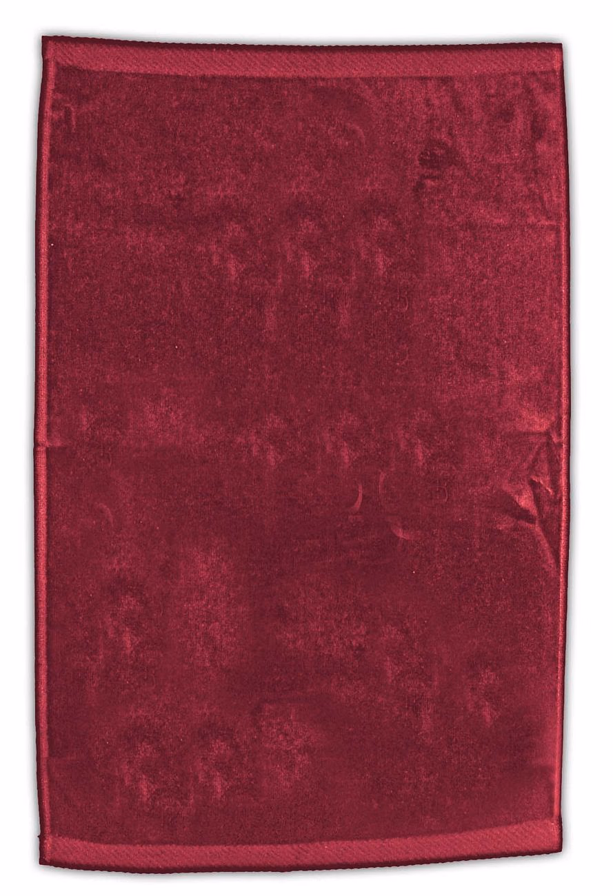 Custom Turkish Signature Colored Ultraweight Golf Towel in Maroon