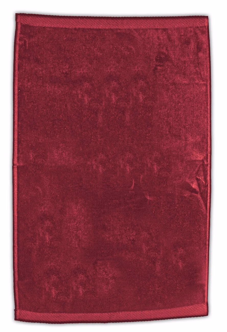 Custom Turkish Signature Colored Ultraweight Golf Towel in Maroon