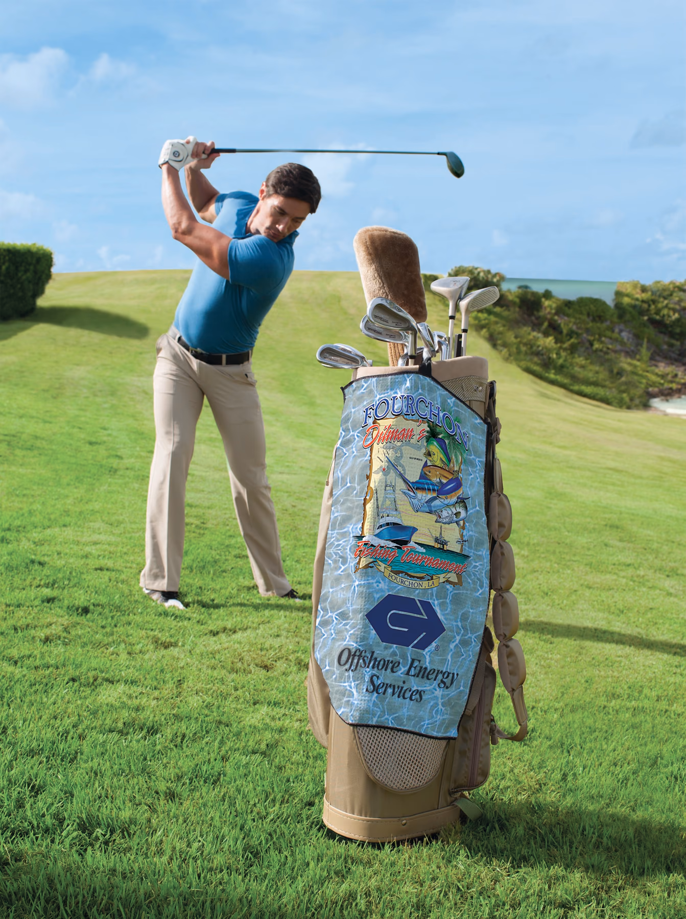 Custom Links Golf Towel