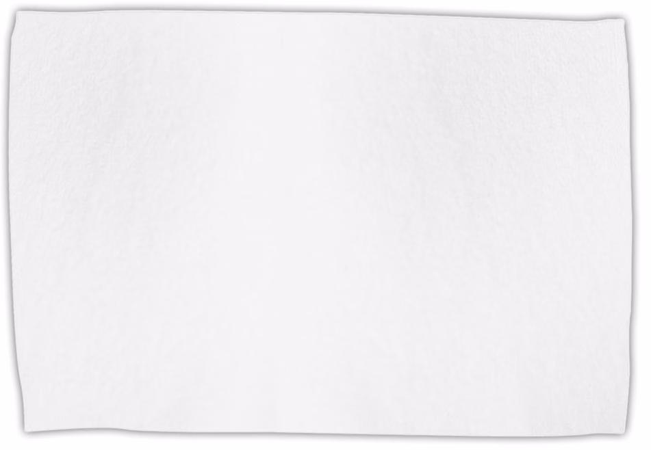 Custom ColorFusion Standard Rally Towel™ in White