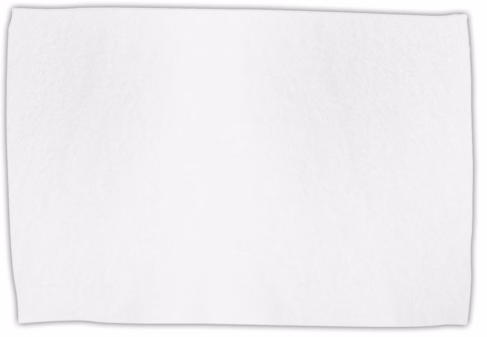 Custom ColorFusion Standard Rally Towel™ in White