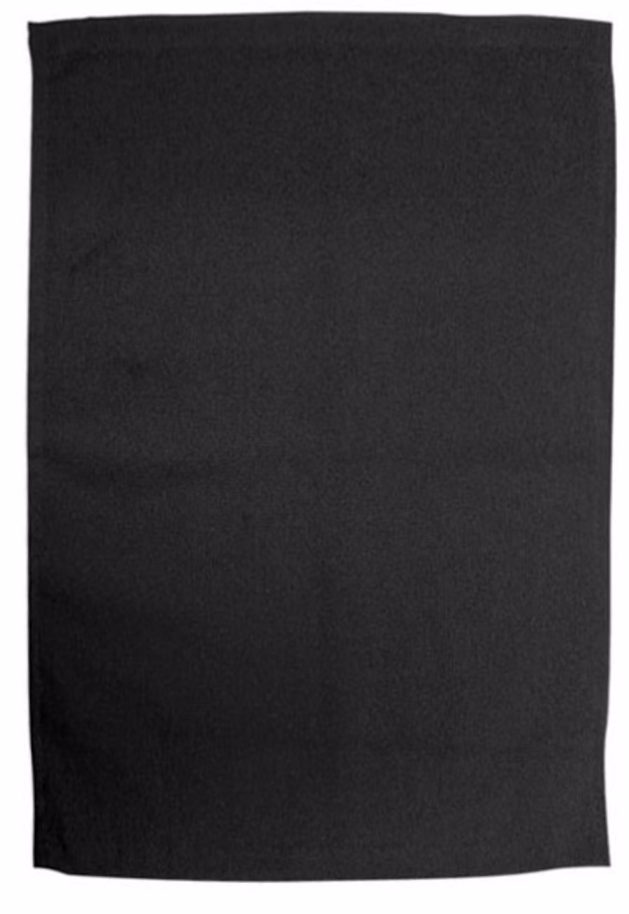 Custom Rally Towel in Black