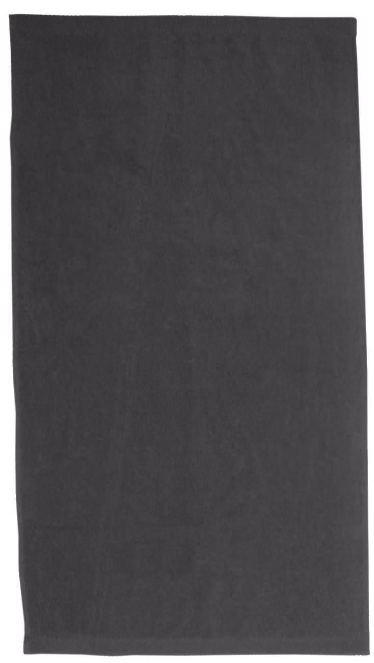 Custom Turkish Signature Colored Sport Towel in Black