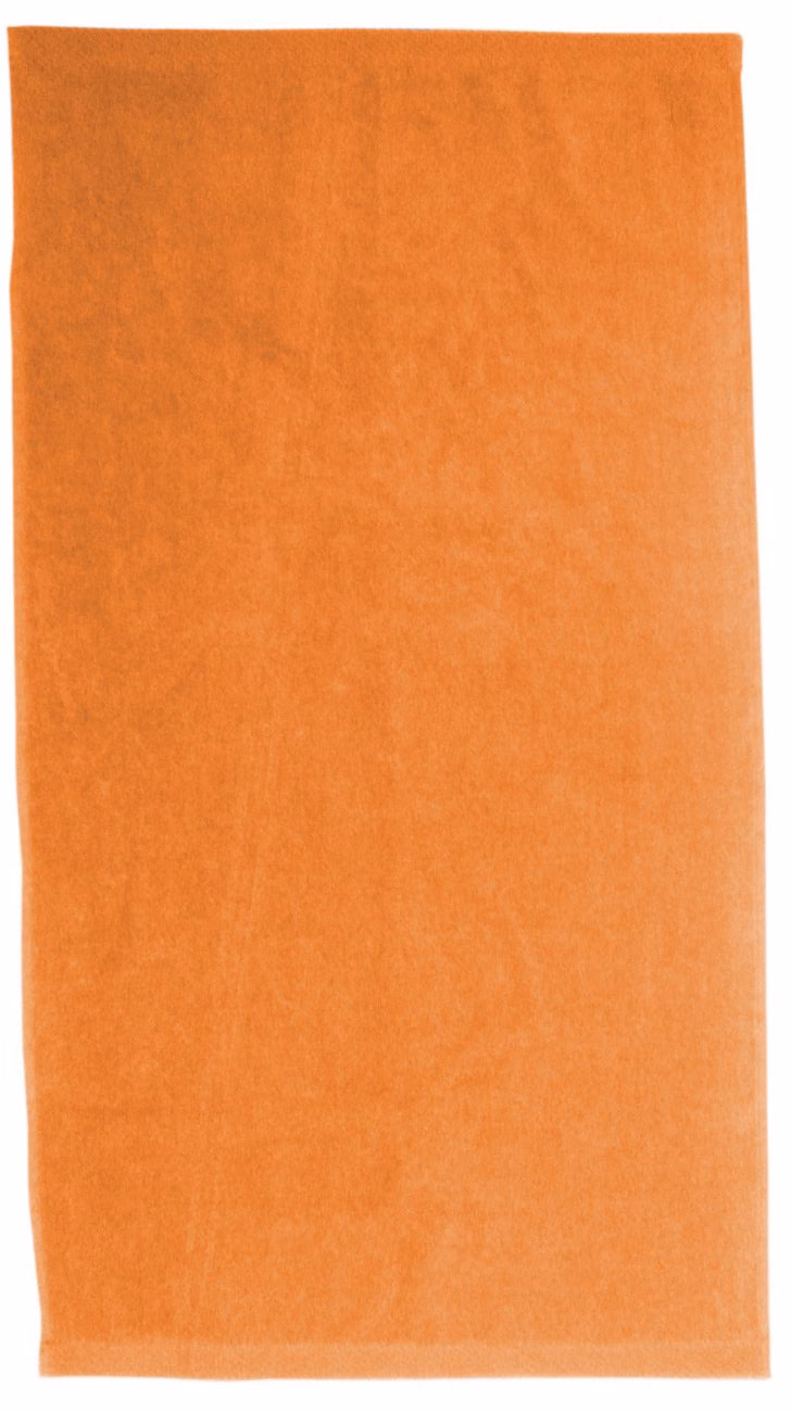 Custom Turkish Signature Colored Sport Towel in Tangerine