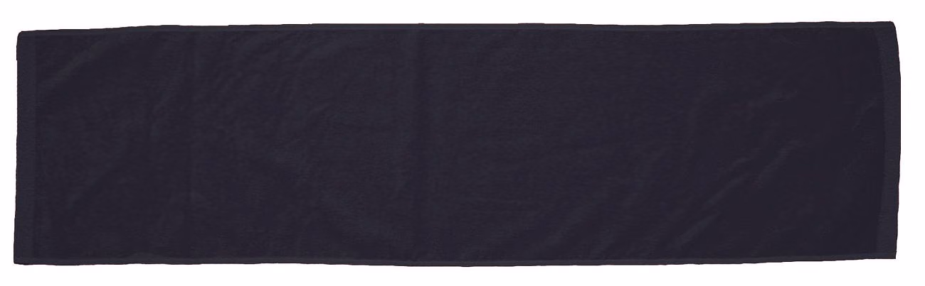 Custom Turkish Signature Colored Workout Towel in Black