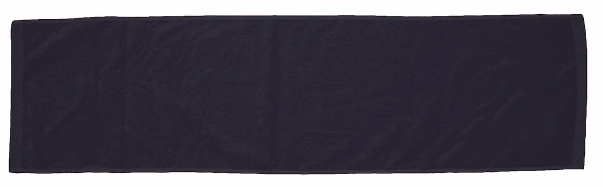 Custom Turkish Signature Colored Workout Towel in Black