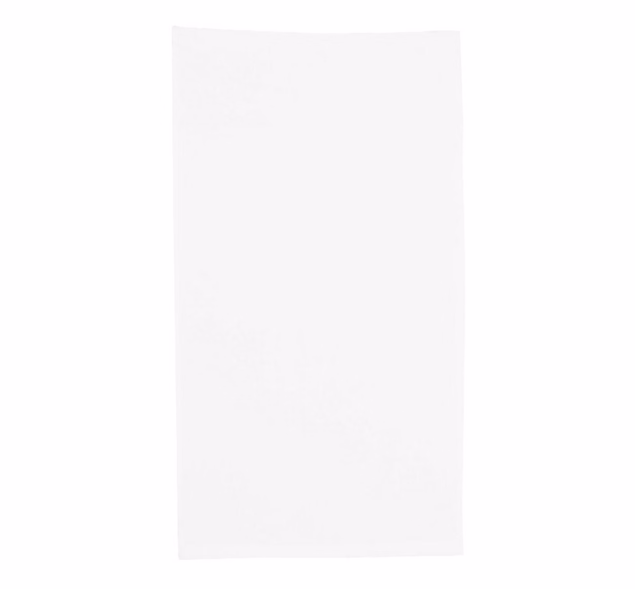 Custom Turkish Signature White Sport Towel in White
