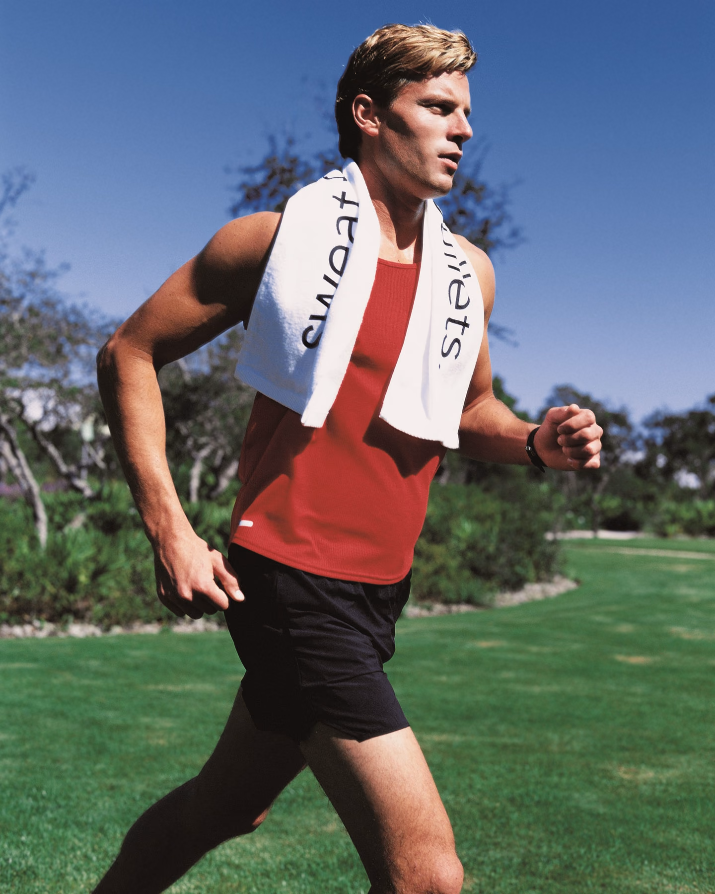 Custom Turkish Signature White Workout Towel