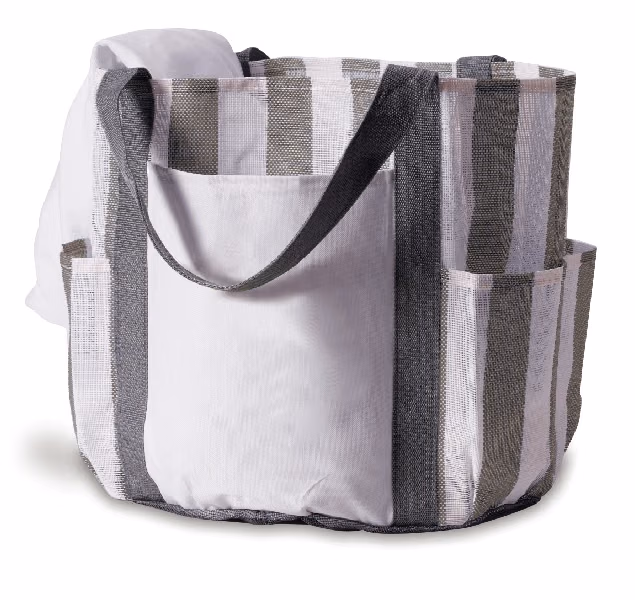 Custom Titan Striped Bag™ in Grey