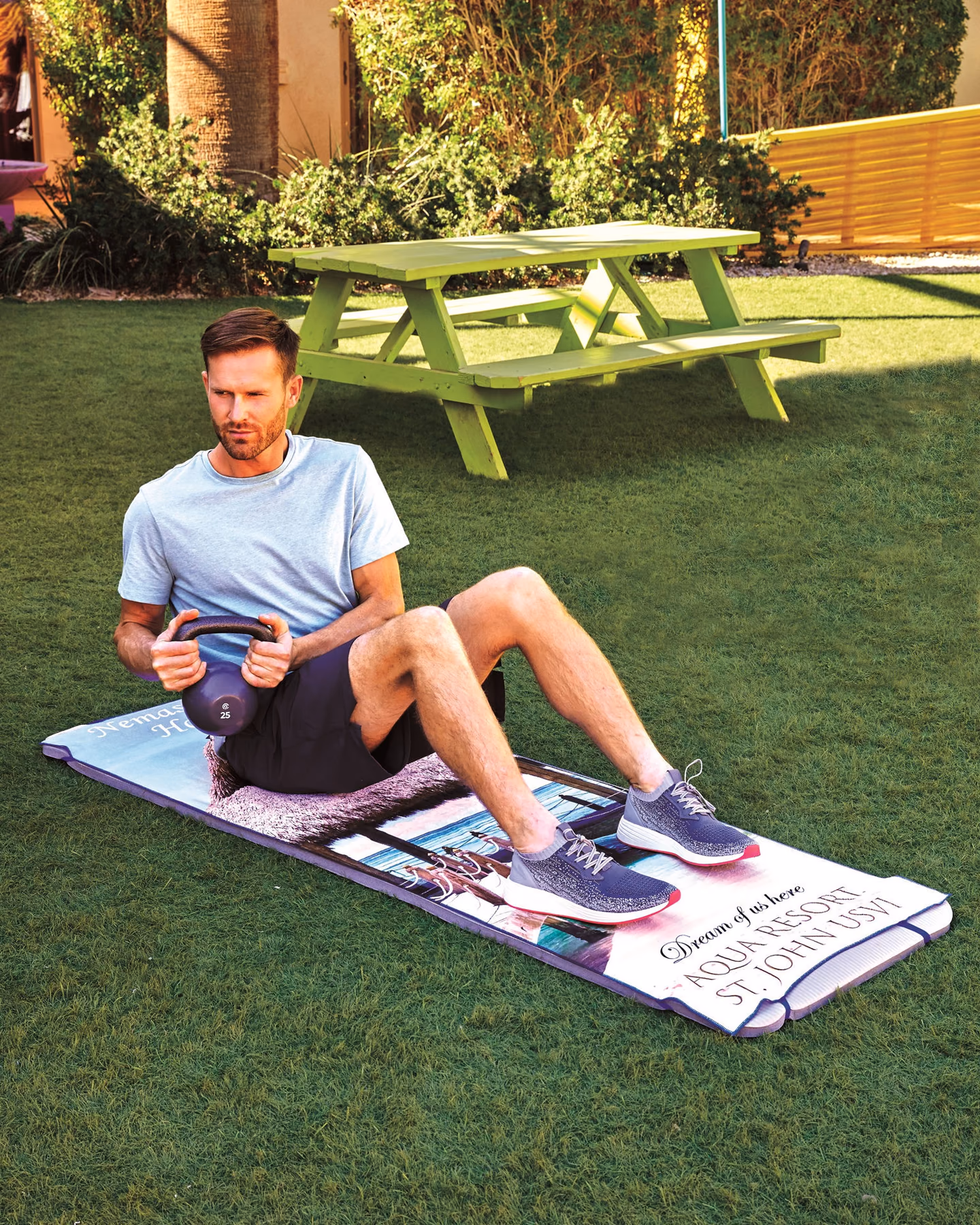 Custom Fitness Mat Towel