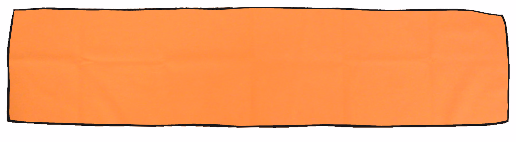 Custom Performance Cool Towel in Orange