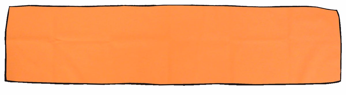 Custom Performance Cool Towel in Orange