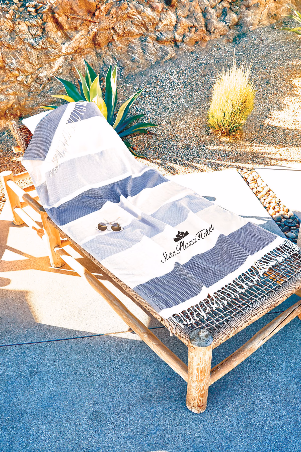 Custom Bennett Broad Stripe Beach Towel