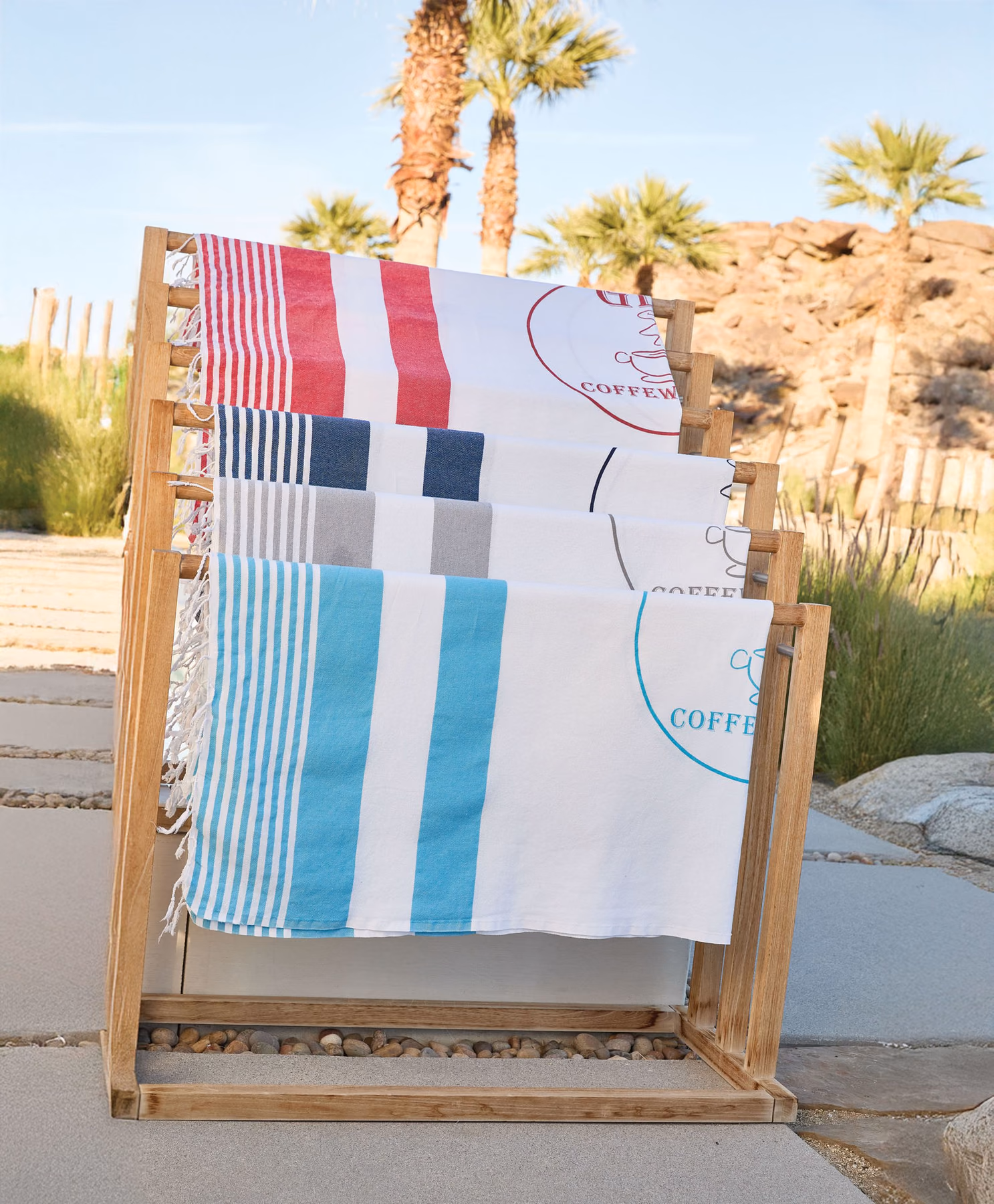 Custom Hamilton Vintage Peshtemal Beach Towel