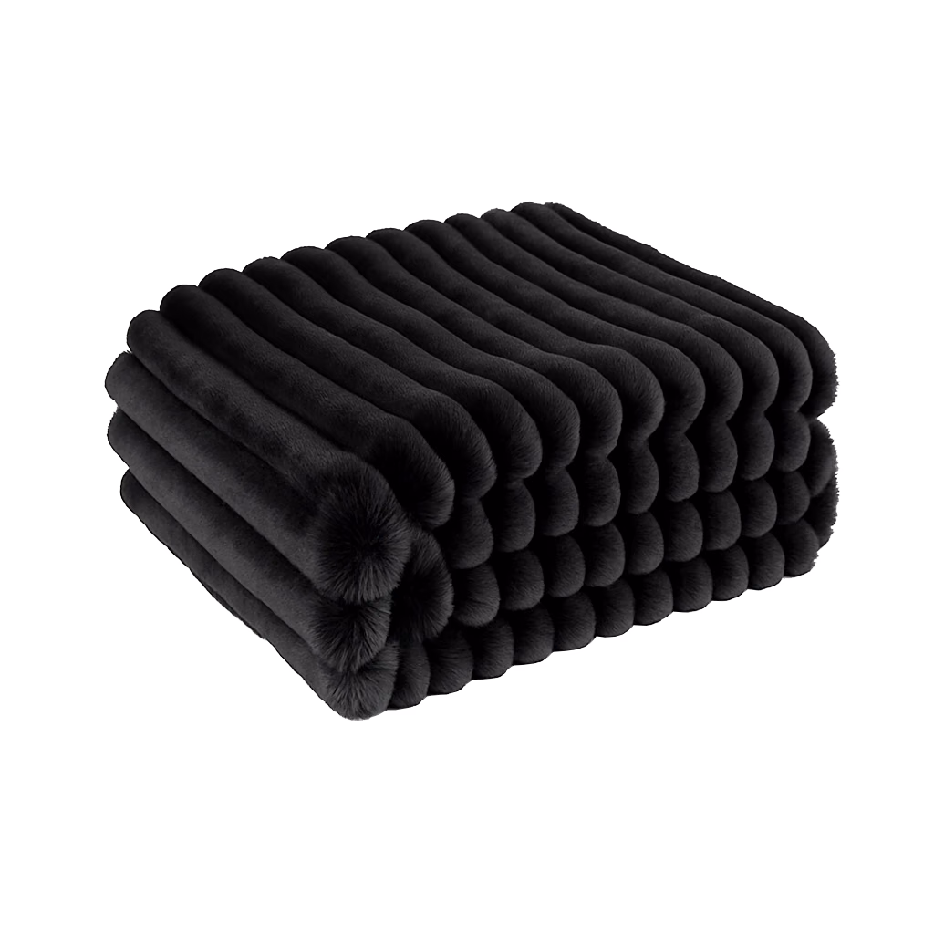 Custom Bliss Striped Fleece Blanket