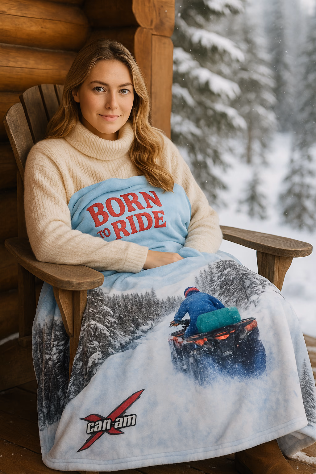 Custom Bordeaux Colorfusion Fleece Blanket