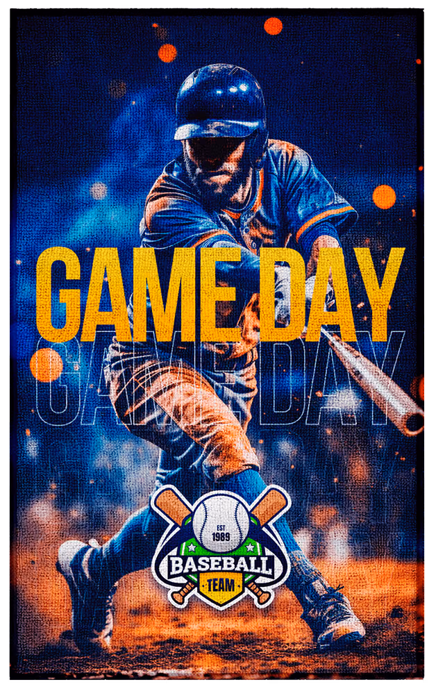 Custom Colorfusion Double Sided Champion Rally Towel 11" x 18"