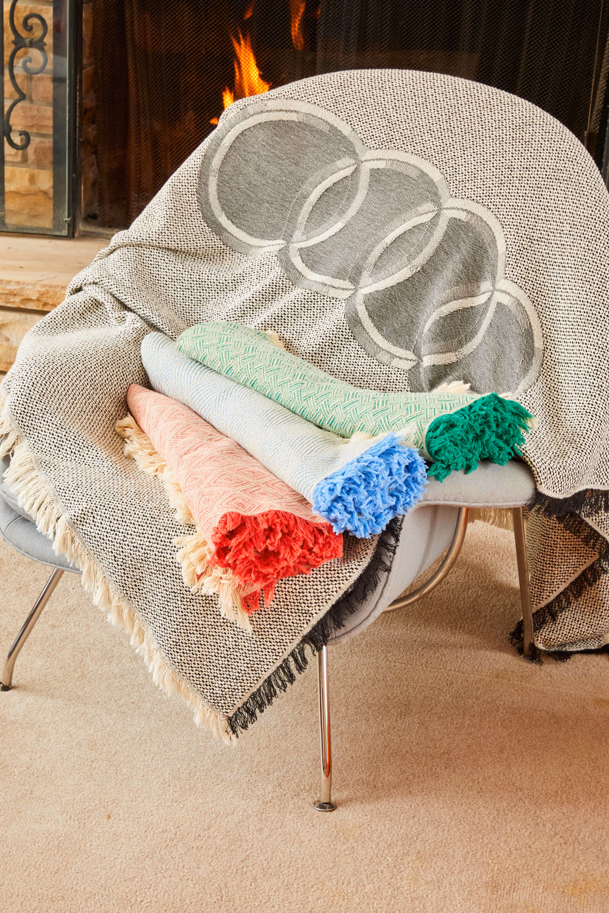 Custom Geoloom Throw 55" x 75"