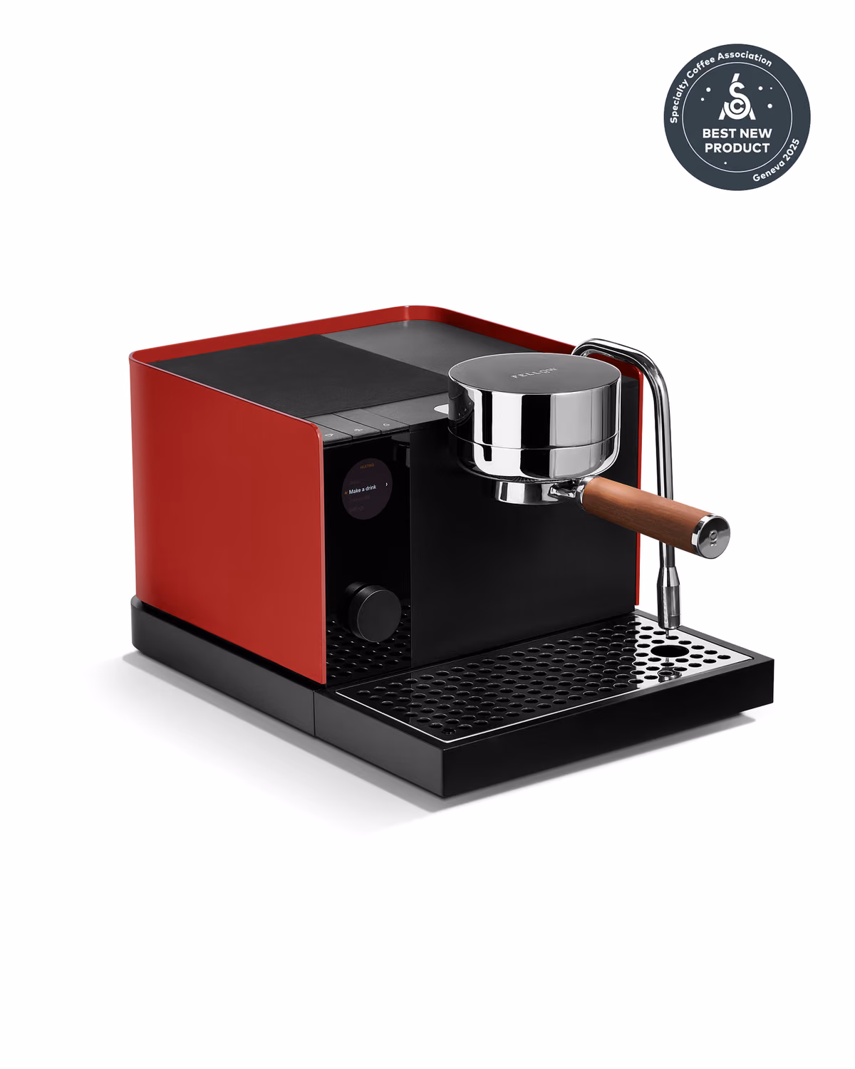 Custom Espresso Series 1 in Cherry Red + Walnut