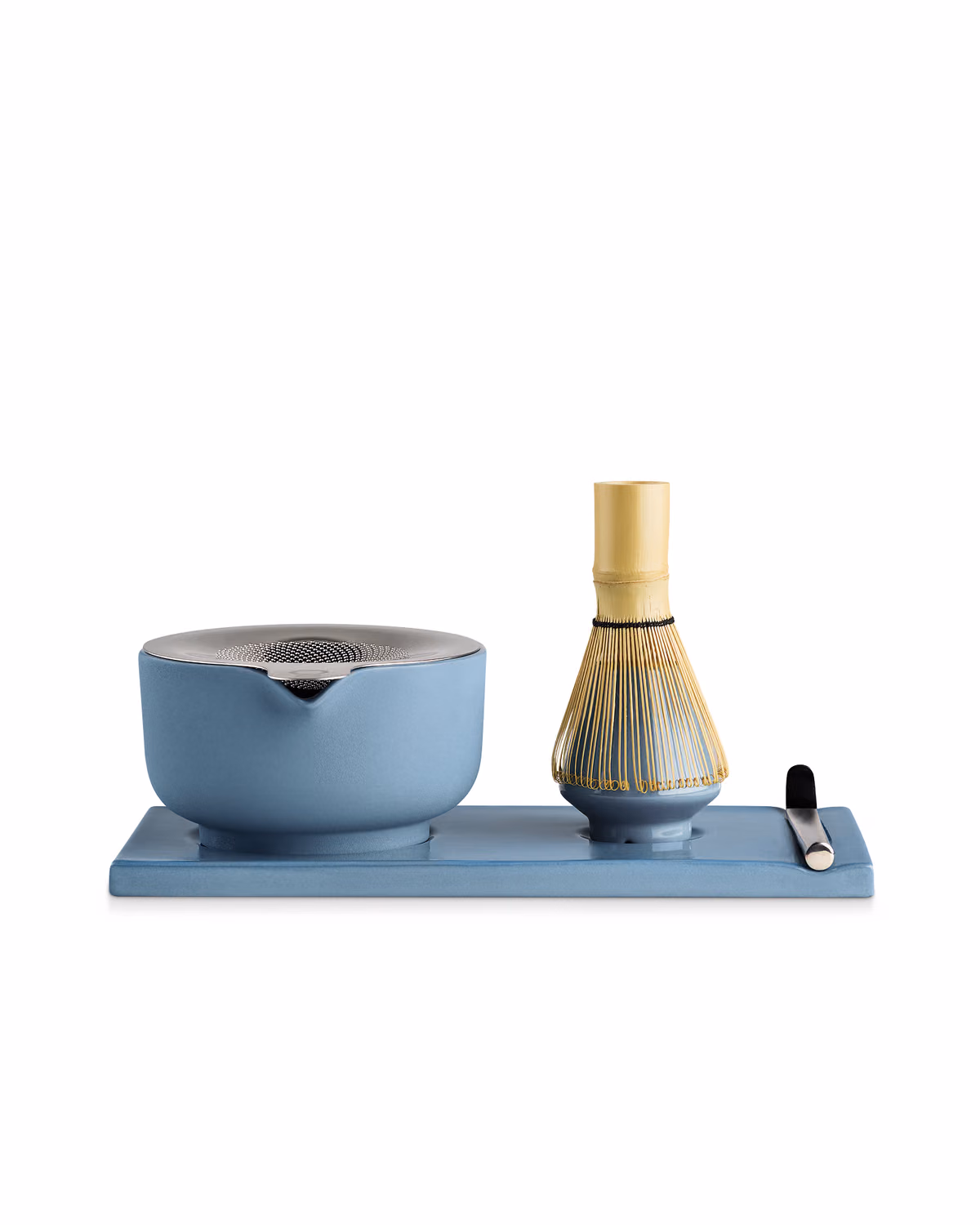 Custom Matcha Set in Hazy Blue