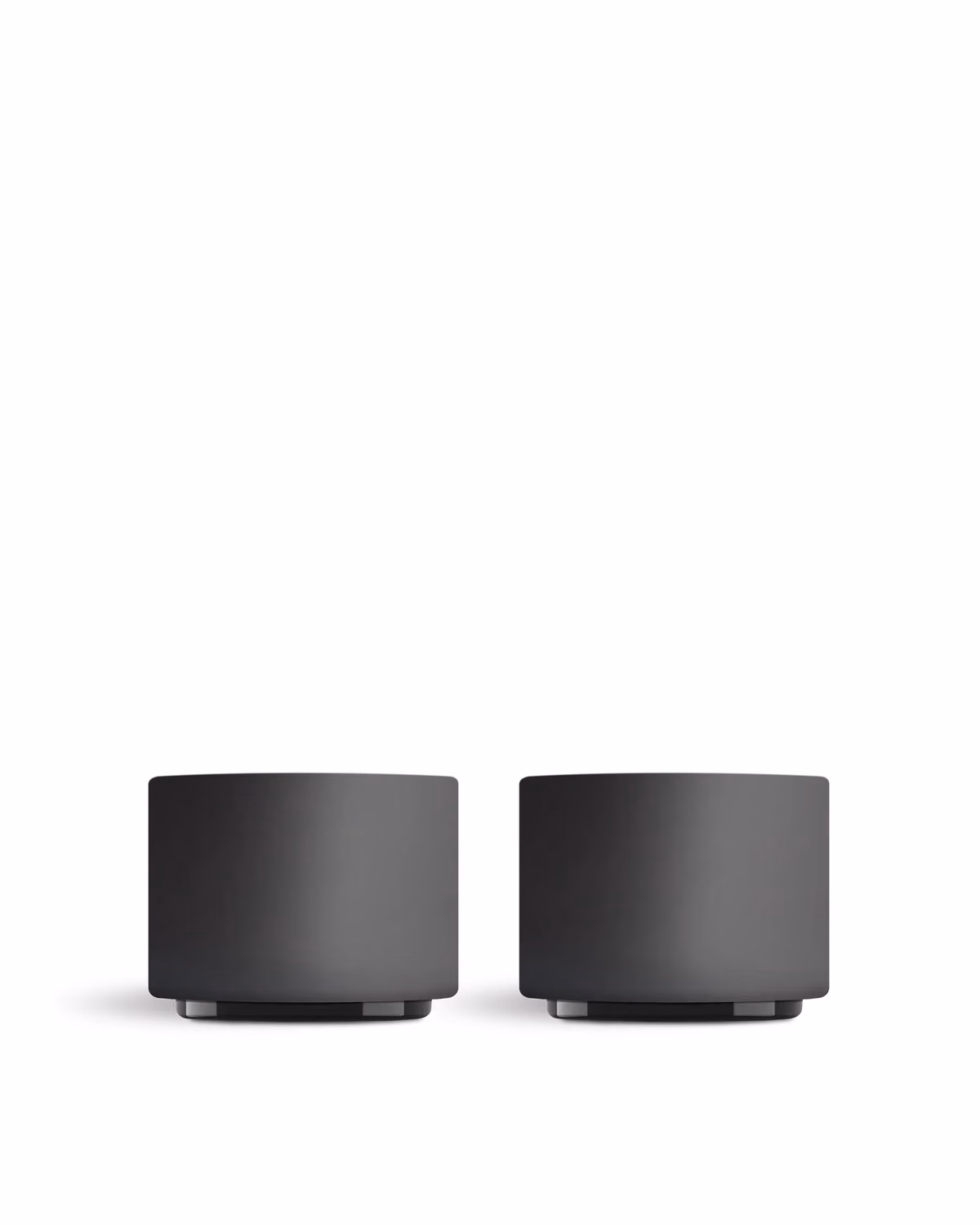 Custom Monty Milk Art Cups in Matte Black