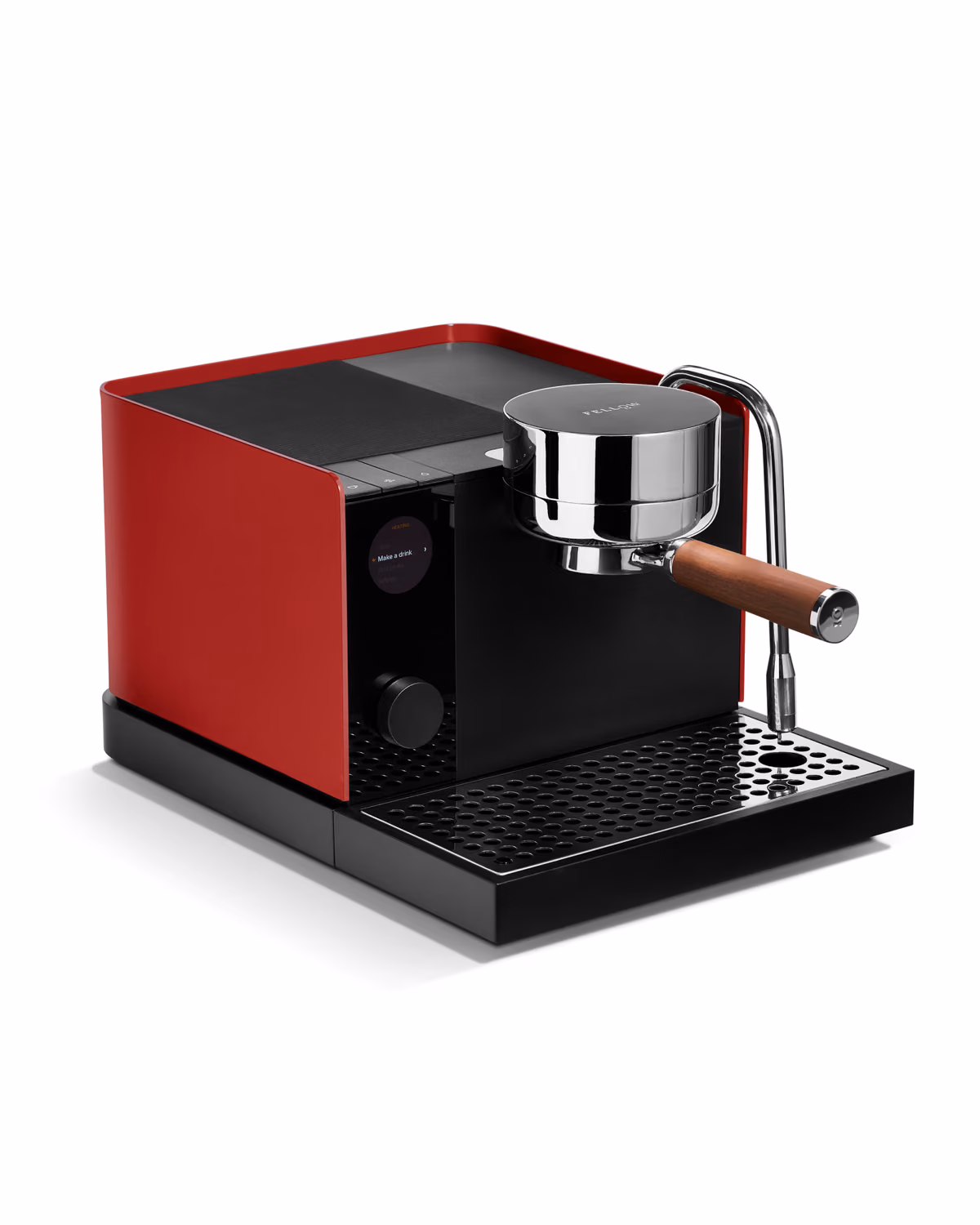 Custom Rebrew Espresso Series 1 in Cherry Red + Walnut