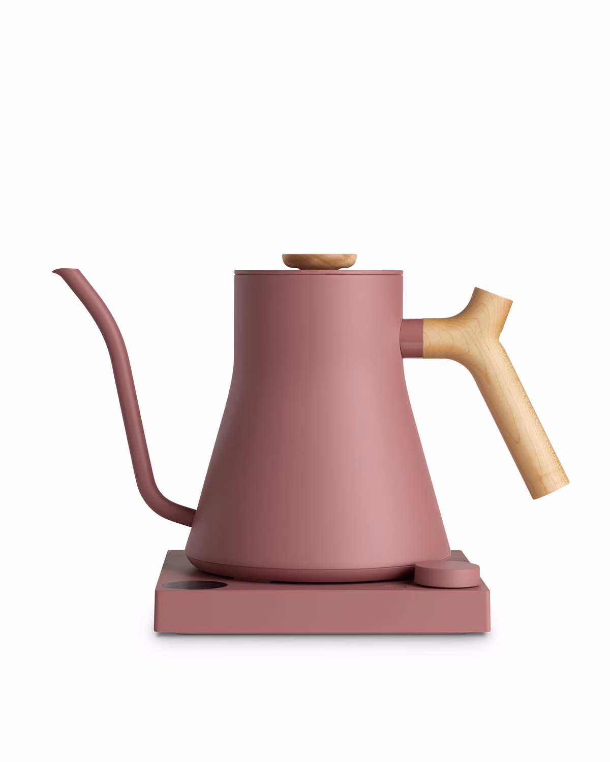 Custom Stagg EKG Electric Kettle in Desert Rose + Maple