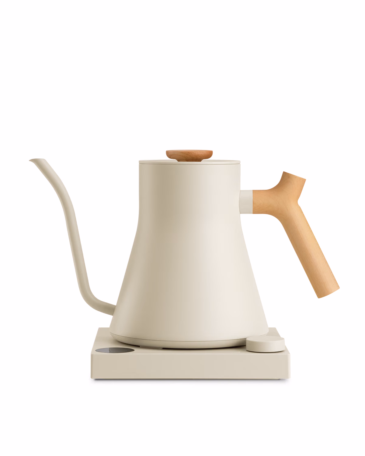 Custom Stagg EKG Electric Kettle in Sesame + Maple
