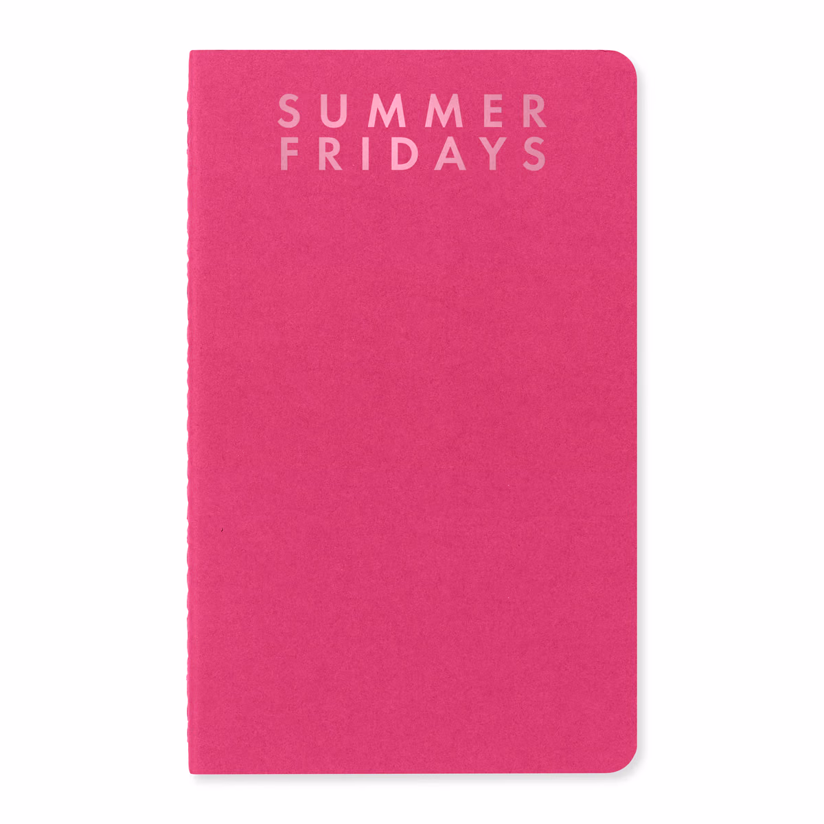 Custom Moleskine Cahier Ruled Large Journal, Kinetic Pink