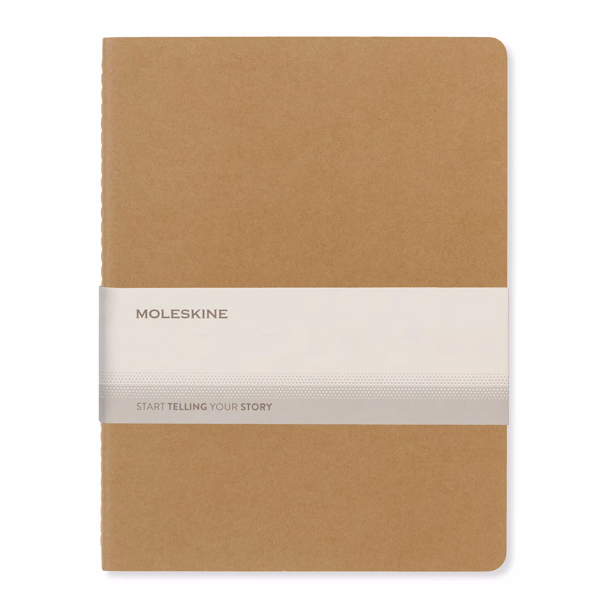 Custom Moleskine Cahier Ruled X-Large Journal, Kraft