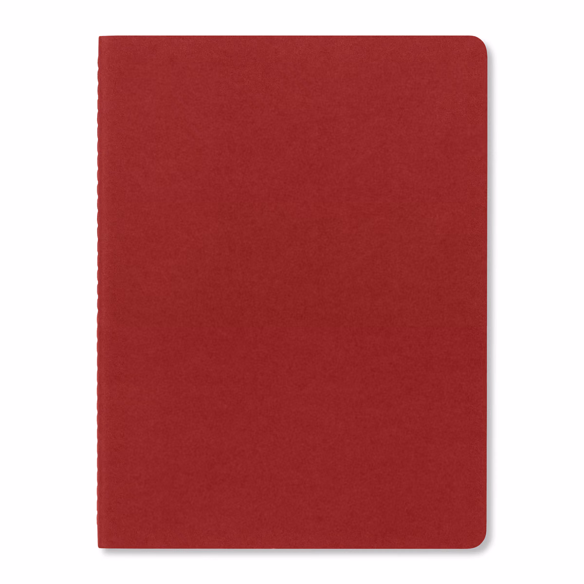 Custom Moleskine Cahier Ruled X-Large Journal, Cranberry Red