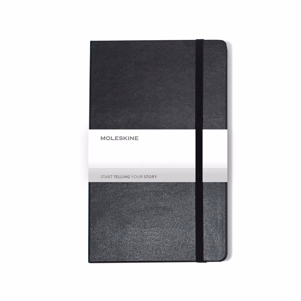 Custom Moleskine Hard Cover Plain Large Notebook, Black
