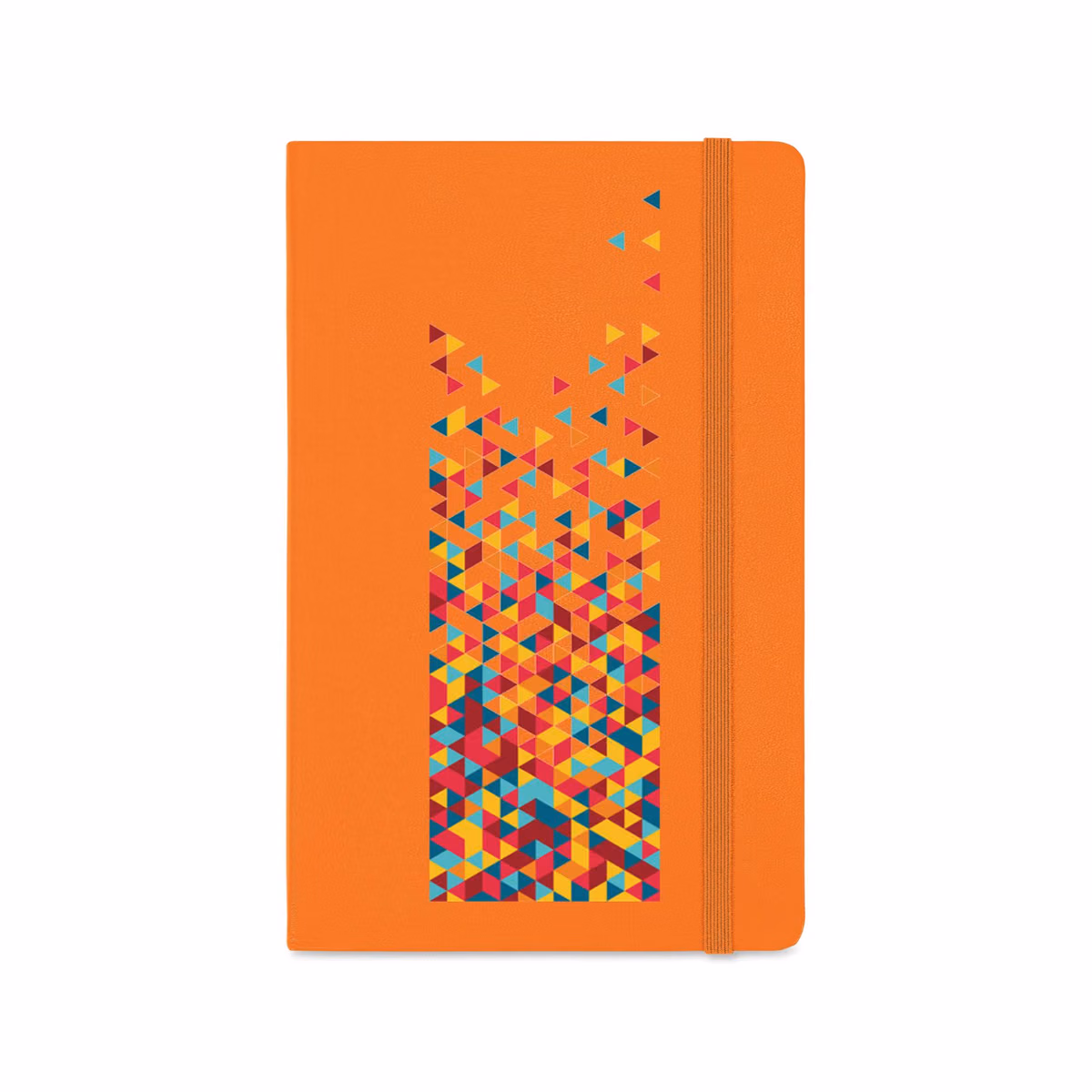 Custom Moleskine Hard Cover Ruled Large Notebook, True Orange