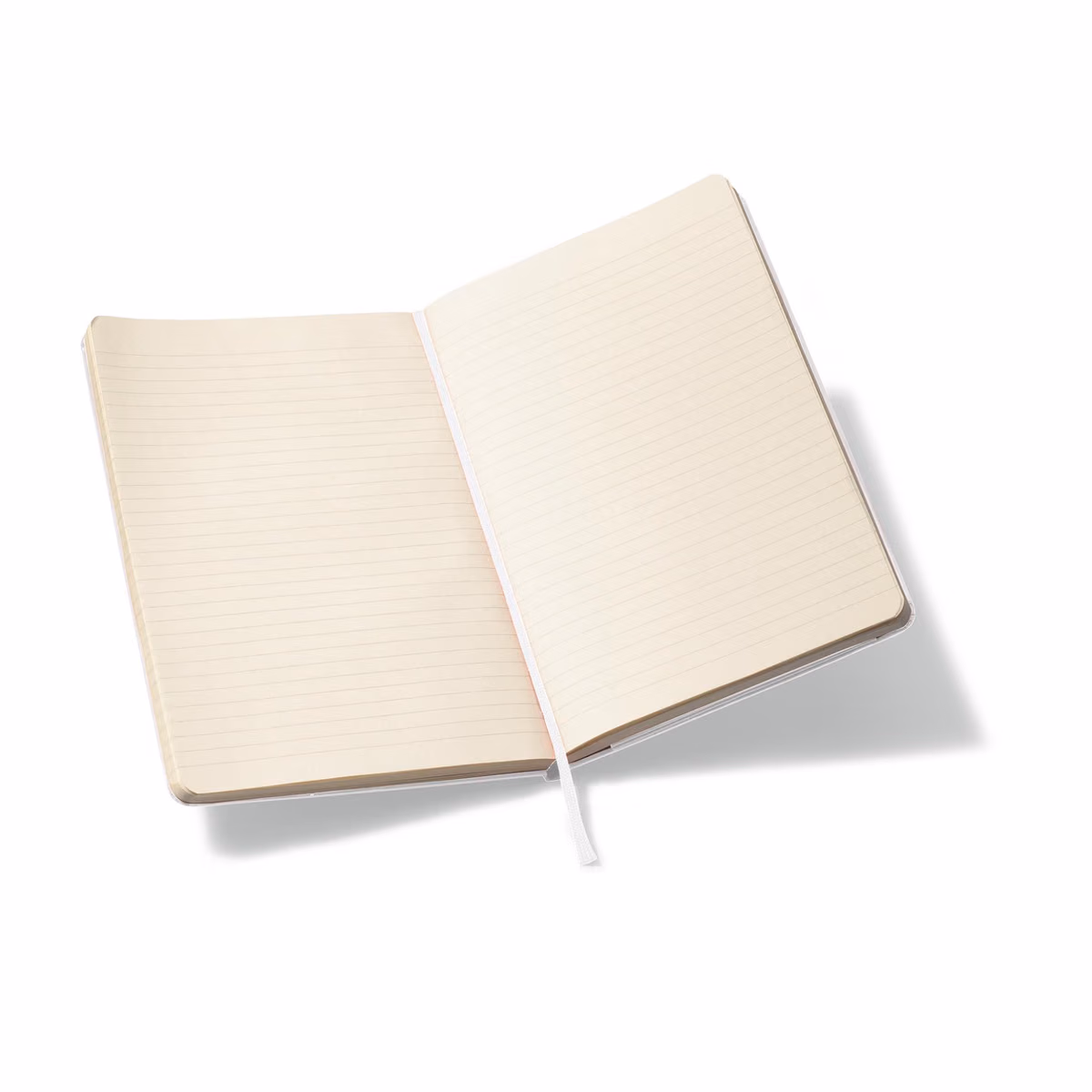 Custom Moleskine Hard Cover Ruled Large Notebook, White