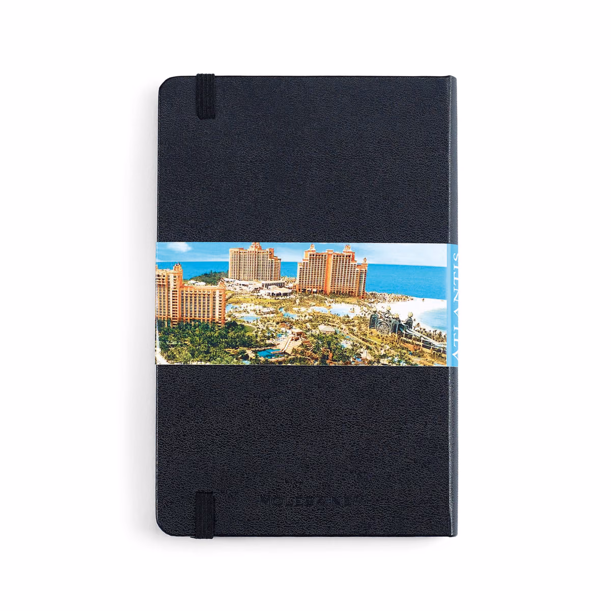 Custom Moleskine Hard Cover Ruled Medium Notebook, Black