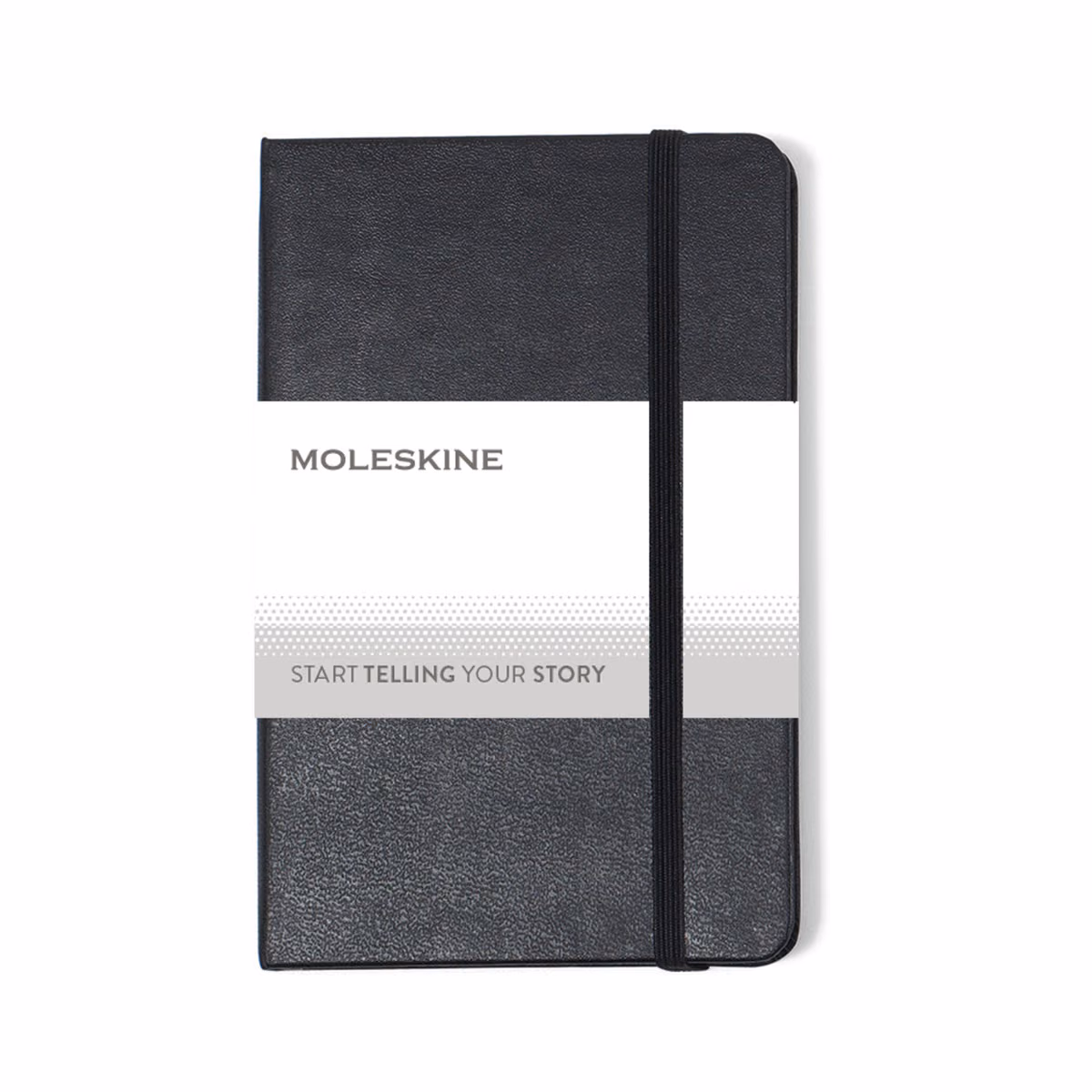 Custom Moleskine Hard Cover Ruled Pocket Notebook, Black