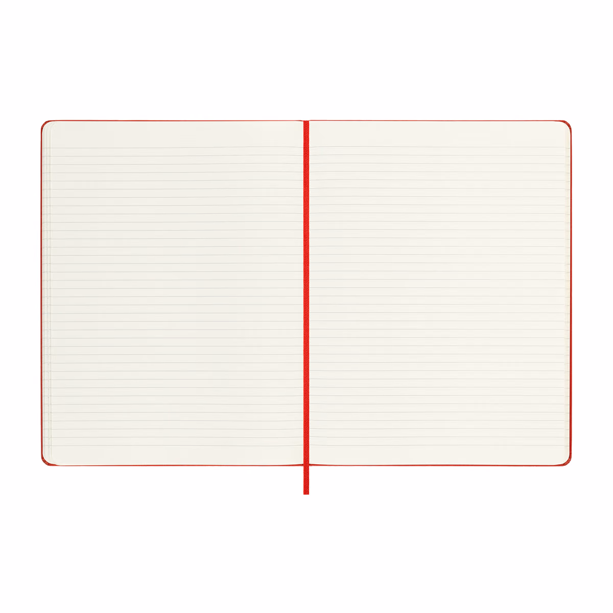 Custom Moleskine Hard Cover Ruled X-Large Notebook, Scarlet Red