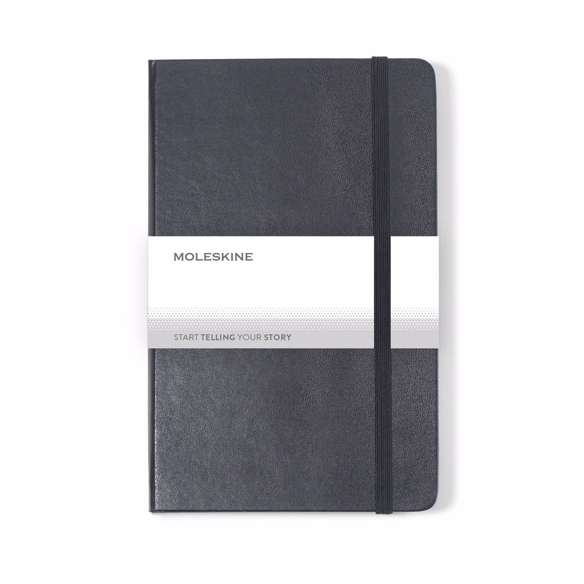 Custom Moleskine Hard Cover Squared Large Notebook, Black