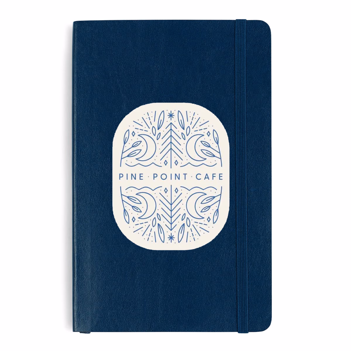 Custom Moleskine Soft Cover Ruled Large Notebook, Sapphire Blue