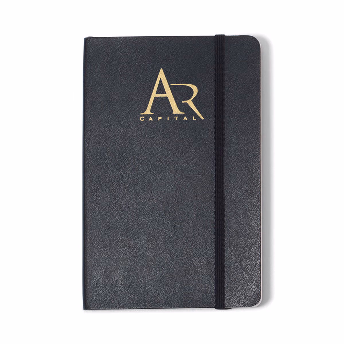 Custom Moleskine Soft Cover Ruled Pocket Notebook, Black