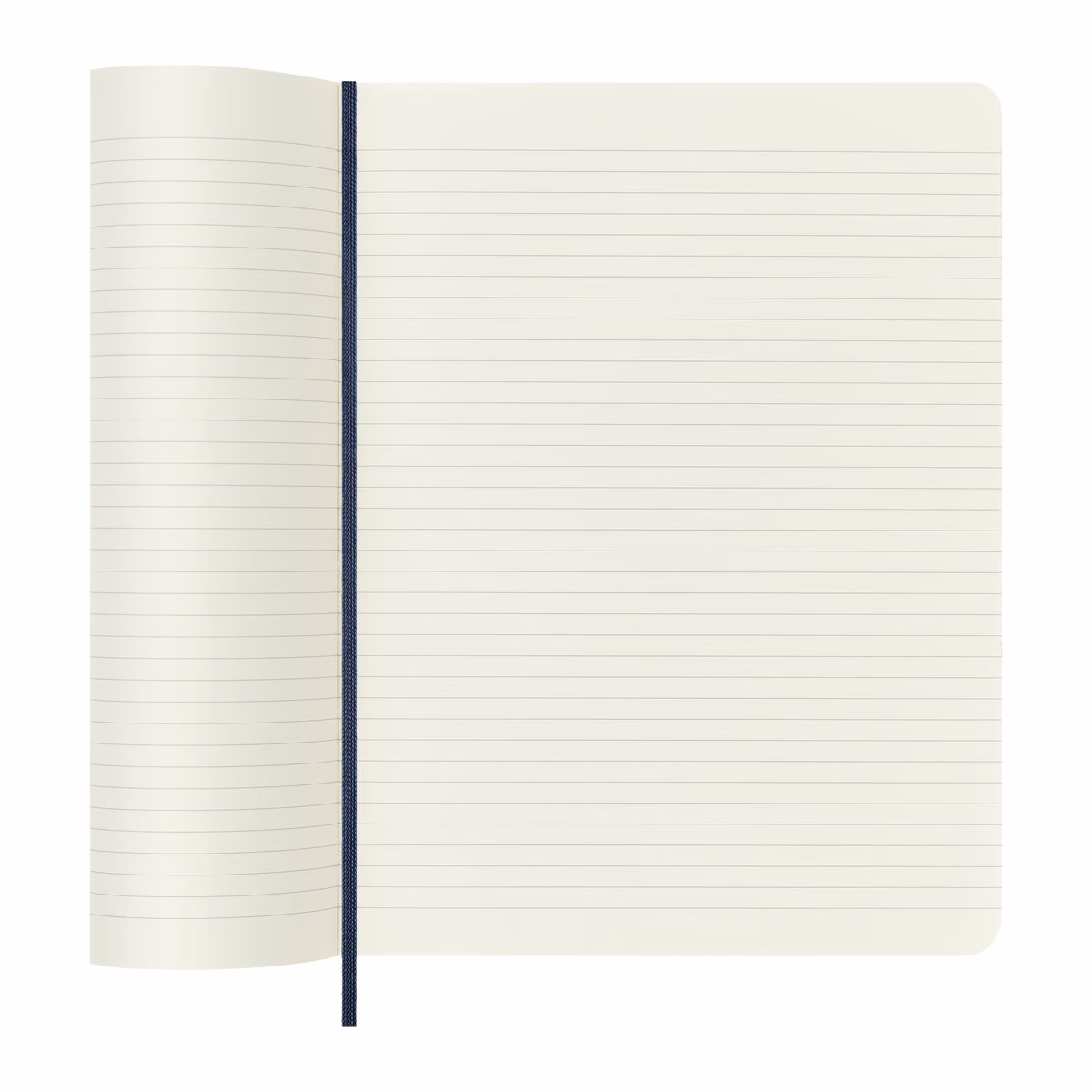 Custom Moleskine Soft Cover Ruled X-Large Notebook, Sapphire Blue